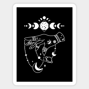 Aesthetic Halloween Witch Lover Moon Creepy Witchy Magnet